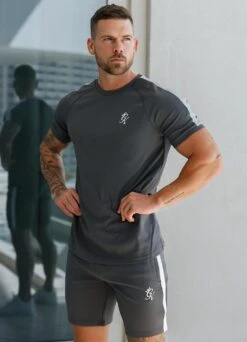 Gym King Core Plus Poly Tee - Graphite 16 Gym King Core Plus Poly Tee - Graphite -Gym King Store cpg2