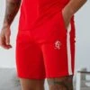 Gym King Core Plus Poly Short - Chilli Red -Gym King Store cpp chilli