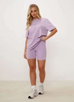 Gym King Established Boyfriend Tee - Lilac -Gym King Store fulllilac