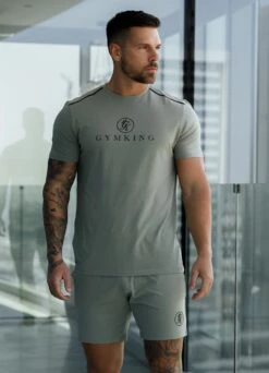 Gym King Pro Logo Tee V2 - Khaki