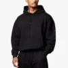 Gym King Stealth Loopback Hood - Black -Gym King Store stealth