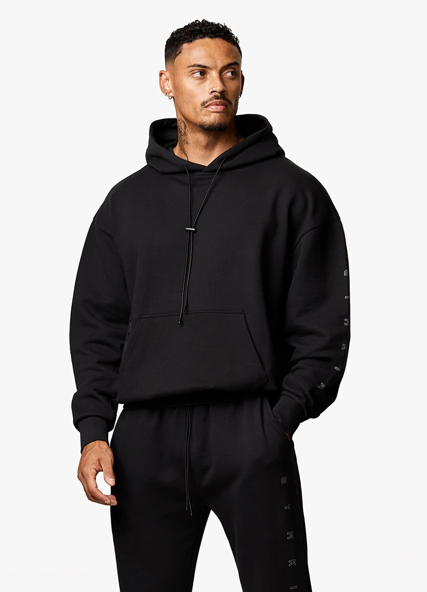 Gym King Stealth Loopback Hood - Black 3 Gym King Stealth Loopback Hood - Black