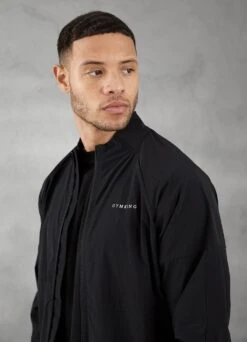 Gym King Utility Woven Bomber - Black -Gym King Store util bomber