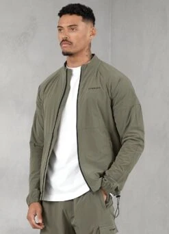 Gym King Utility Woven Bomber - Olive -Gym King Store utility bomber